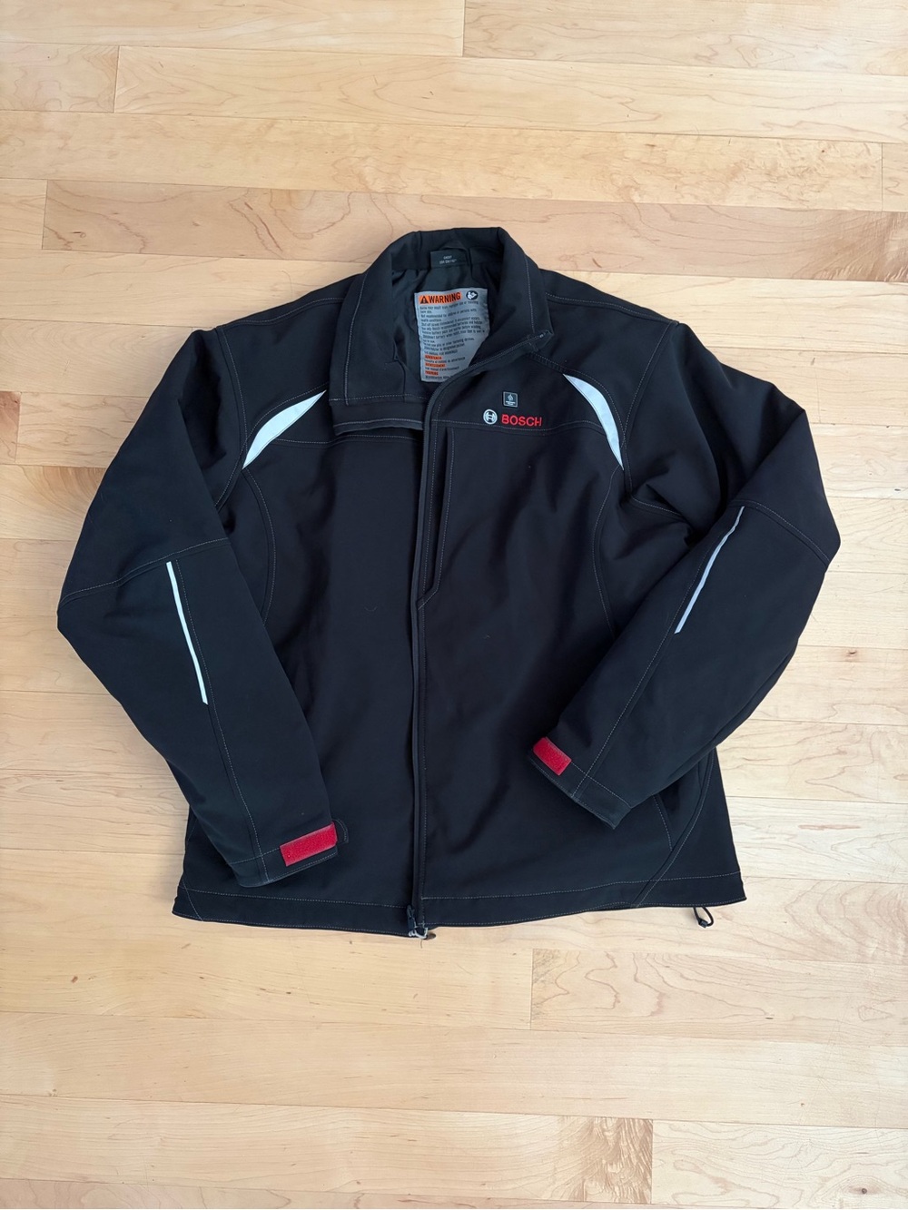 Men's Black Heated Softshell Jacket